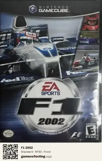 F1 2002 Nintendo GameCube, NTSC box front