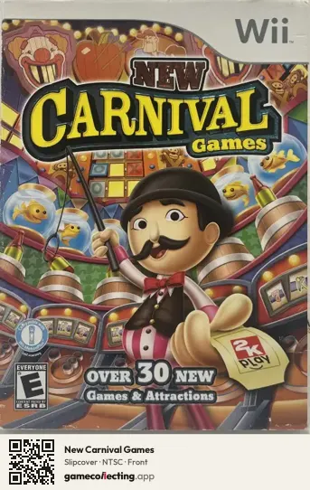 New Carnival Games Nintendo Wii, NTSC box front