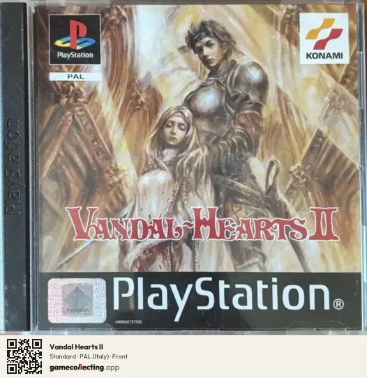 Vandal Hearts II PlayStation, Italy box front