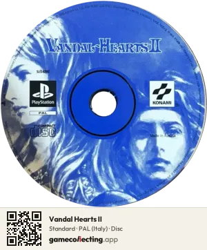 Vandal Hearts II PlayStation, PAL disc