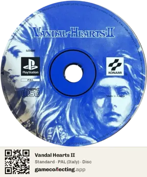 Vandal Hearts II PlayStation, PAL disc