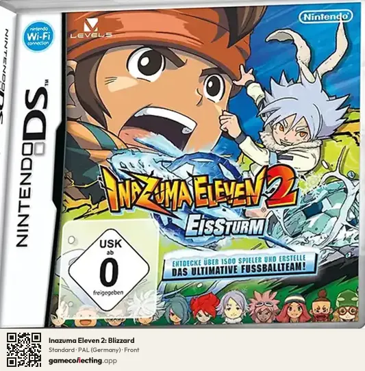 Inazuma Eleven 2: Blizzard Nintendo DS, Germany box front