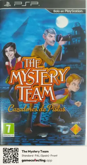 The Mystery Team PlayStation Portable, Spain box front