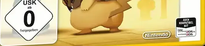 Detective Pikachu, the USK square on its front