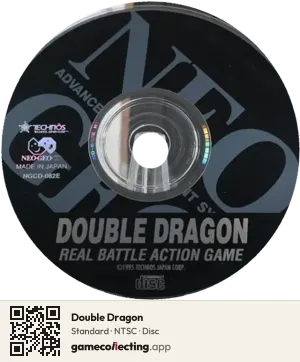 Double Dragon Neo Geo CD, NTSC disc