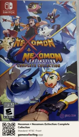 Nexomon + Nexomon: Extinction: Complete Collection Nintendo Switch, NTSC box front