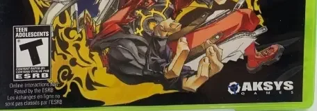 Guilty Gear 2: Overture, the ESRB box on its front