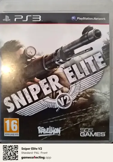 Sniper Elite V2 PlayStation 3, PAL box front