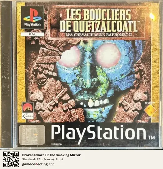 Broken Sword II: The Smoking Mirror PlayStation, France box front