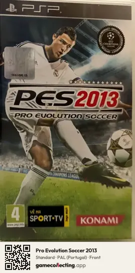 Pro Evolution Soccer 2013 PlayStation Portable, Portugal box front