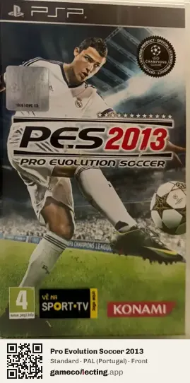 Pro Evolution Soccer 2013 PlayStation Portable, Portugal box front