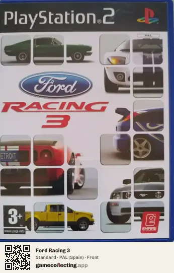 Ford Racing 3 PlayStation 2, Spain box front