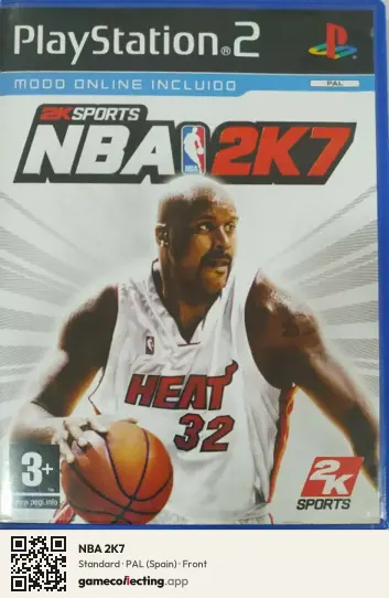 NBA 2K7 PlayStation 2, Spain box front