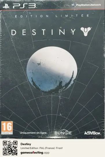 Destiny PlayStation 3, France box front
