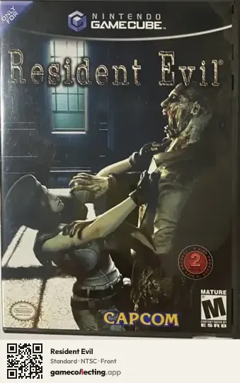 Resident Evil Nintendo GameCube, NTSC box front