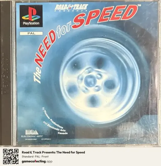 Road & Track Presents: The Need for Speed PlayStation, PAL box front