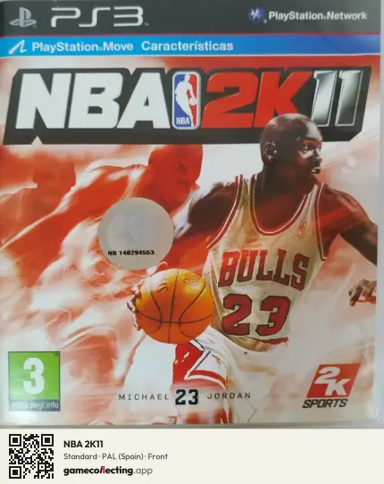 NBA 2K11 PlayStation 3, Spain box front