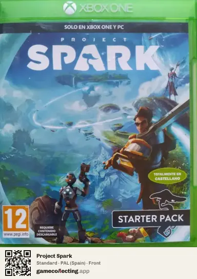 Project Spark Xbox One, Spain box front