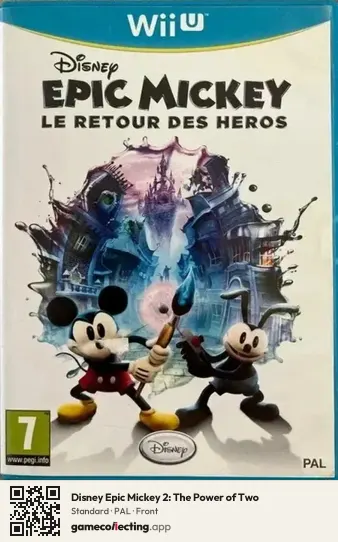 Disney Epic Mickey 2: The Power of Two Nintendo Wii U, PAL box front