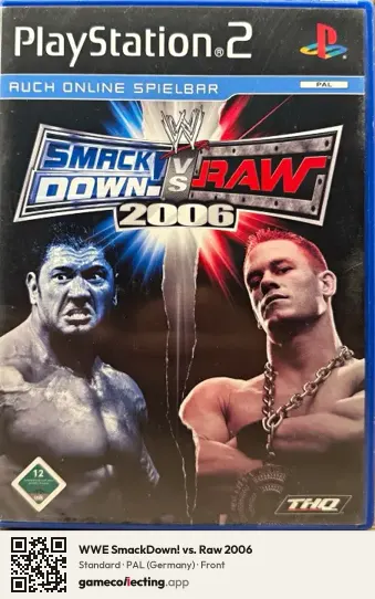 WWE SmackDown! vs. Raw 2006 PlayStation 2, Germany box front
