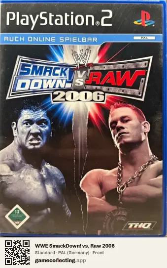 WWE SmackDown! vs. Raw 2006 PlayStation 2, Germany box front