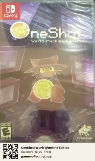 OneShot: World Machine Edition Nintendo Switch, NTSC box front