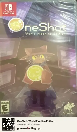OneShot: World Machine Edition Nintendo Switch, NTSC box front