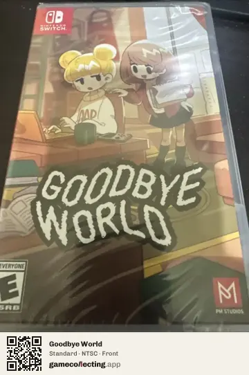 Goodbye World Nintendo Switch, NTSC box front