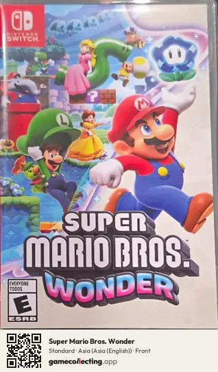 Super Mario Bros. Wonder Nintendo Switch, Asia (English) box front