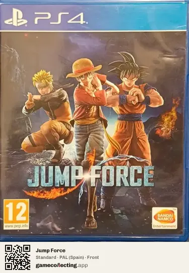 Jump Force PlayStation 4, Spain box front