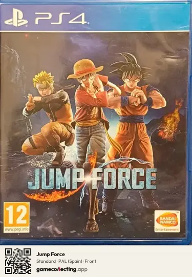 Jump Force PlayStation 4, Spain box front