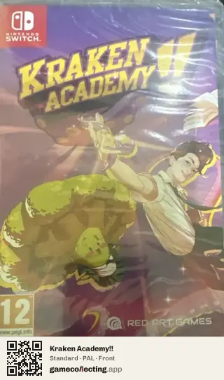 Kraken Academy!! Nintendo Switch, PAL box front