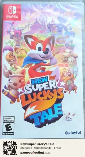 New Super Lucky's Tale Nintendo Switch, Canada box front