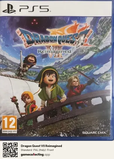 Dragon Quest VII Reimagined PlayStation 5, Italy box front