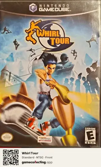 Whirl Tour Nintendo GameCube, NTSC box front