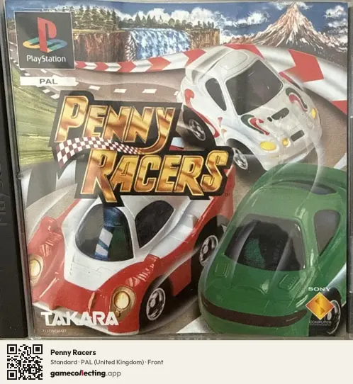 Penny Racers PlayStation, United Kingdom box front