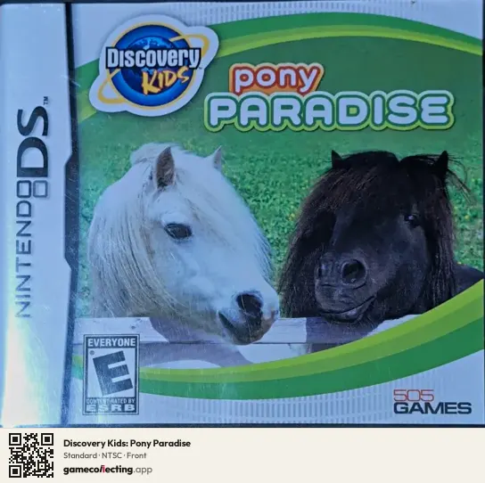 Discovery Kids: Pony Paradise Nintendo DS, NTSC box front