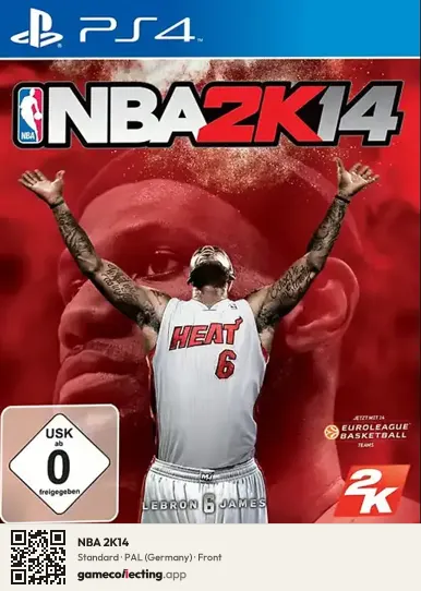 NBA 2K14 PlayStation 4, Germany box front