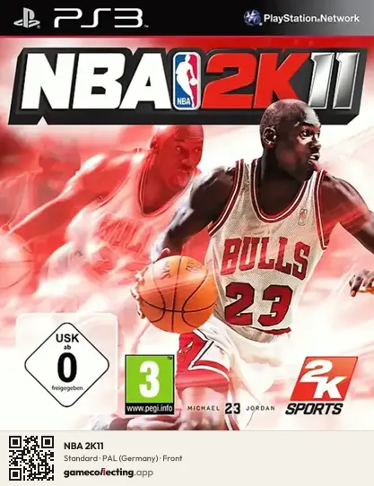 NBA 2K11 PlayStation 3, Germany box front