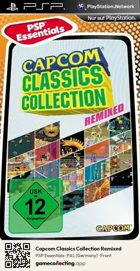 Capcom Classics Collection Remixed PlayStation Portable, Germany box front