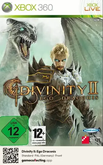 Divinity II: Ego Draconis Xbox 360, Germany box front