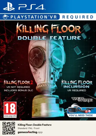 Killing Floor: Double Feature PlayStation 4, PAL box front
