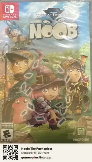 Noob: The Factionless Nintendo Switch, NTSC box front