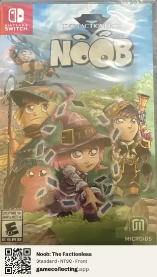 Noob: The Factionless Nintendo Switch, NTSC box front