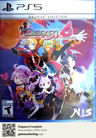 Disgaea 6 Complete PlayStation 5, NTSC box front