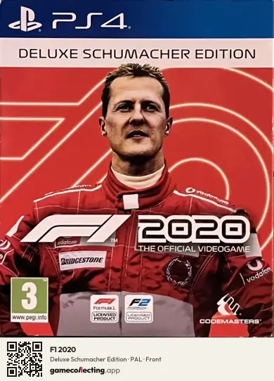 F1 2020 PlayStation 4, PAL box front