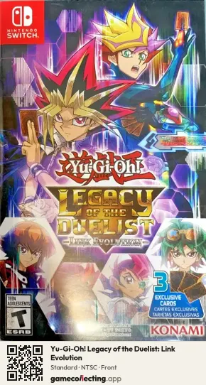 Yu-Gi-Oh! Legacy of the Duelist: Link Evolution Nintendo Switch, NTSC box front
