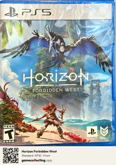 Horizon Forbidden West PlayStation 5, NTSC box front