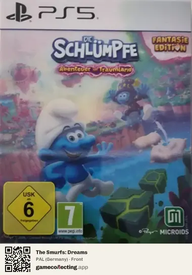 The Smurfs: Dreams PlayStation 5, Germany box front