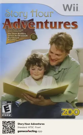 Story Hour Adventures Nintendo Wii, NTSC box front